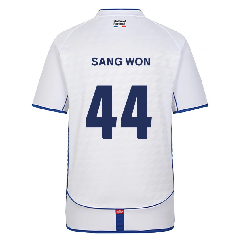 Danxen Hombre Camiseta Sang-Won Hong #44 Negro Blanco Rojo 2ª Equipación 2026/27 La Camisa