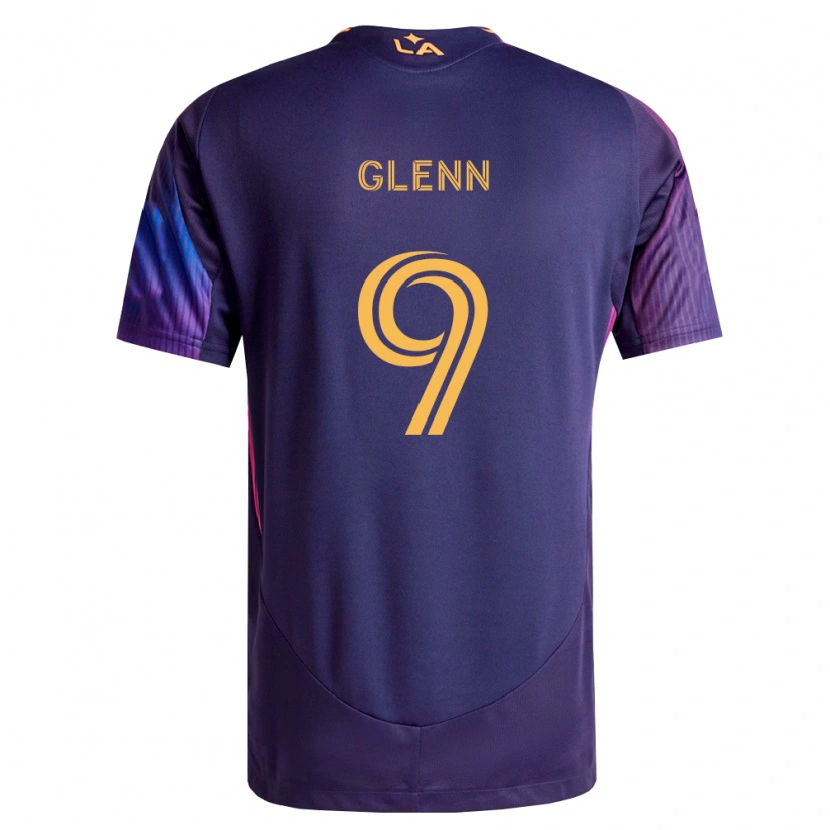 Danxen Hombre Camiseta Jordan Glenn #9 Morado Profundo Amarillo 2ª Equipación 2026/27 La Camisa