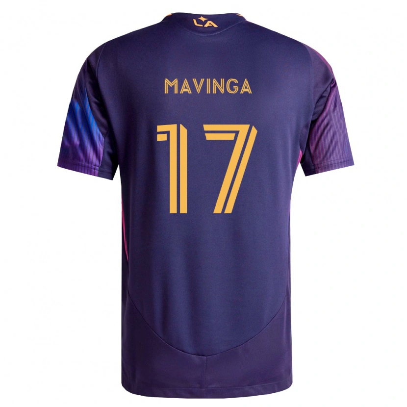 Danxen Hombre Camiseta Chris Mavinga #17 Morado Profundo Amarillo 2ª Equipación 2026/27 La Camisa