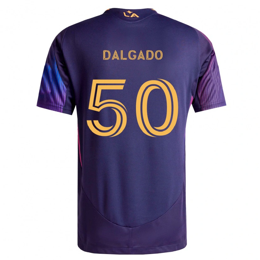 Danxen Hombre Camiseta Riley Dalgado #50 Morado Profundo Amarillo 2ª Equipación 2026/27 La Camisa
