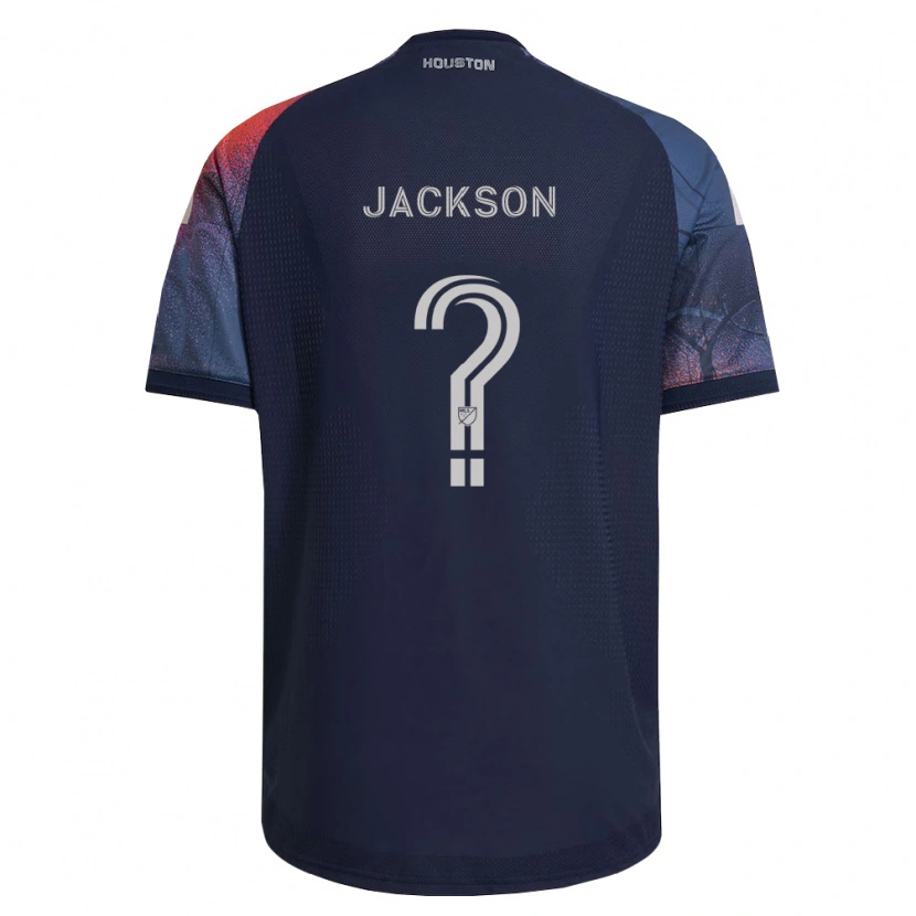 Danxen Hombre Camiseta Parker Jackson #0 Azul Profundo Blanco Naranja 2ª Equipación 2026/27 La Camisa