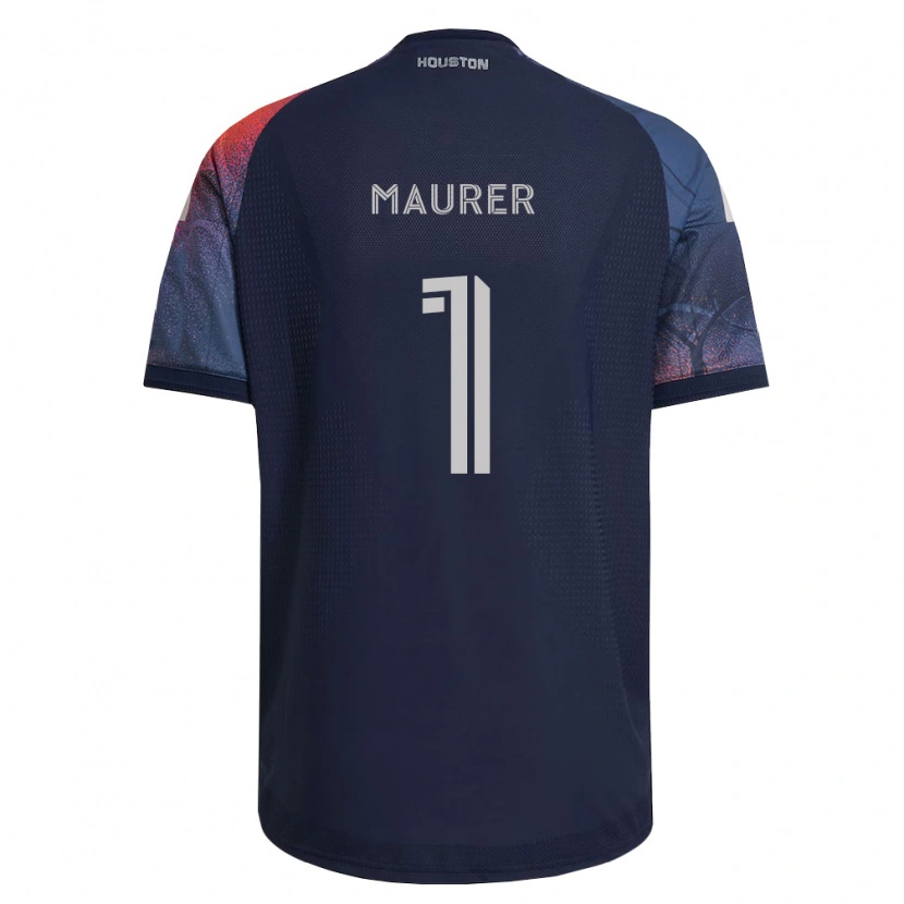 Danxen Hombre Camiseta Jimmy Maurer #1 Azul Profundo Blanco Naranja 2ª Equipación 2026/27 La Camisa
