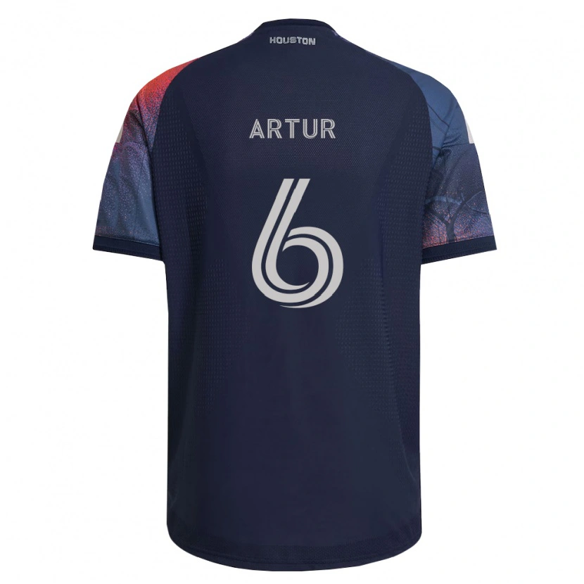 Danxen Hombre Camiseta José Artur De Lima Júnior #6 Azul Profundo Blanco Naranja 2ª Equipación 2026/27 La Camisa