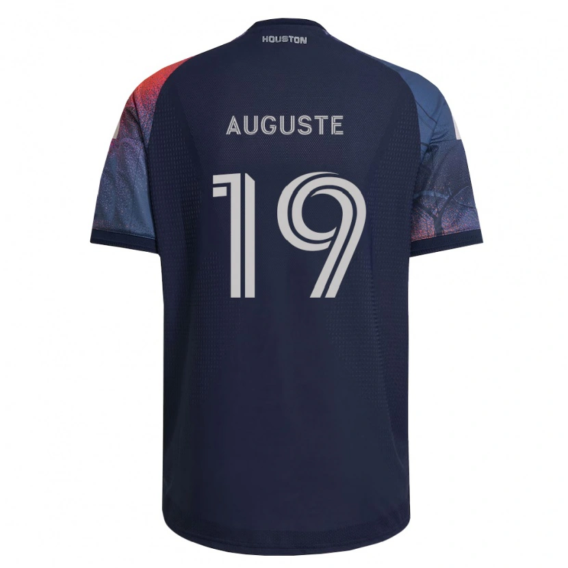 Danxen Hombre Camiseta Charles Auguste #19 Azul Profundo Blanco Naranja 2ª Equipación 2026/27 La Camisa