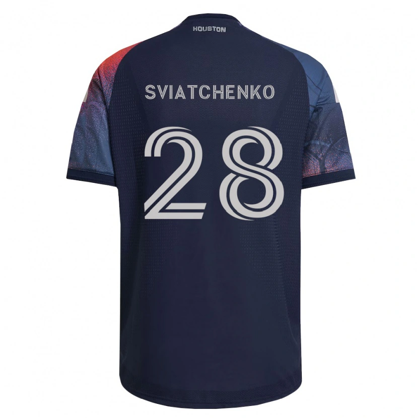 Danxen Hombre Camiseta Erik Sviatchenko #28 Azul Profundo Blanco Naranja 2ª Equipación 2026/27 La Camisa