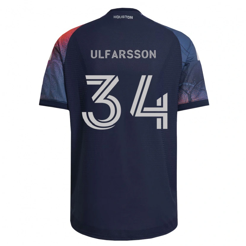 Danxen Hombre Camiseta Thor Úlfarsson #34 Azul Profundo Blanco Naranja 2ª Equipación 2026/27 La Camisa
