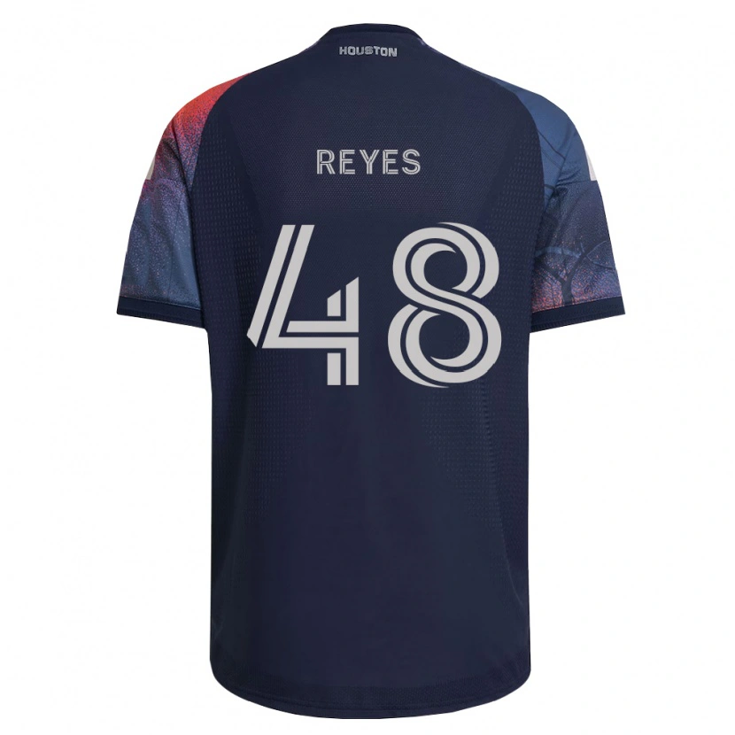 Danxen Hombre Camiseta Dylan Reyes #48 Azul Profundo Blanco Naranja 2ª Equipación 2026/27 La Camisa