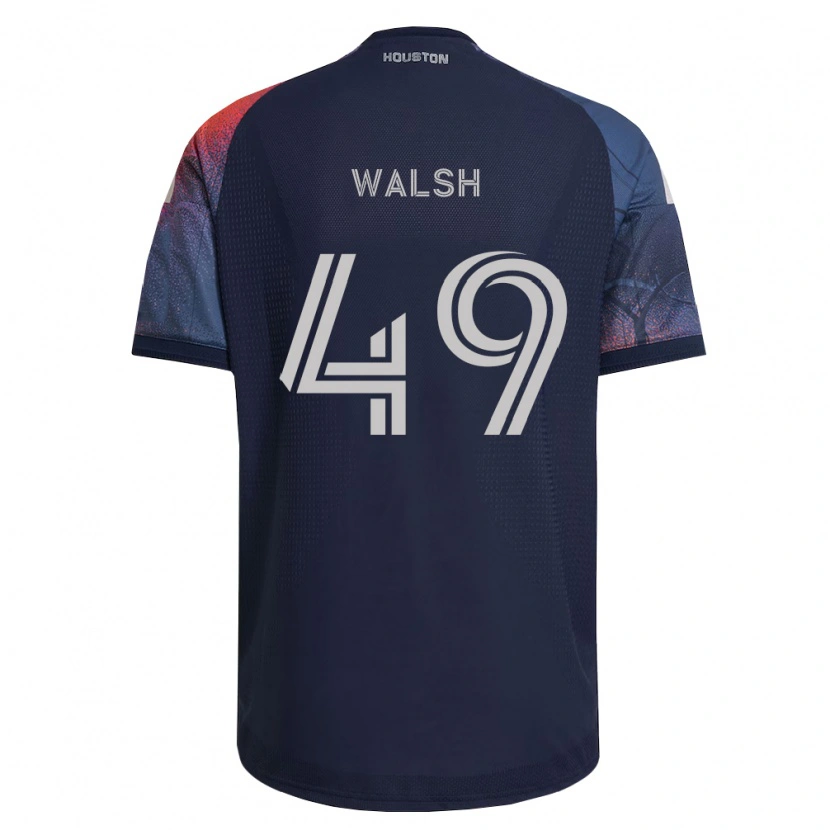 Danxen Hombre Camiseta Kian Walsh #49 Azul Profundo Blanco Naranja 2ª Equipación 2026/27 La Camisa