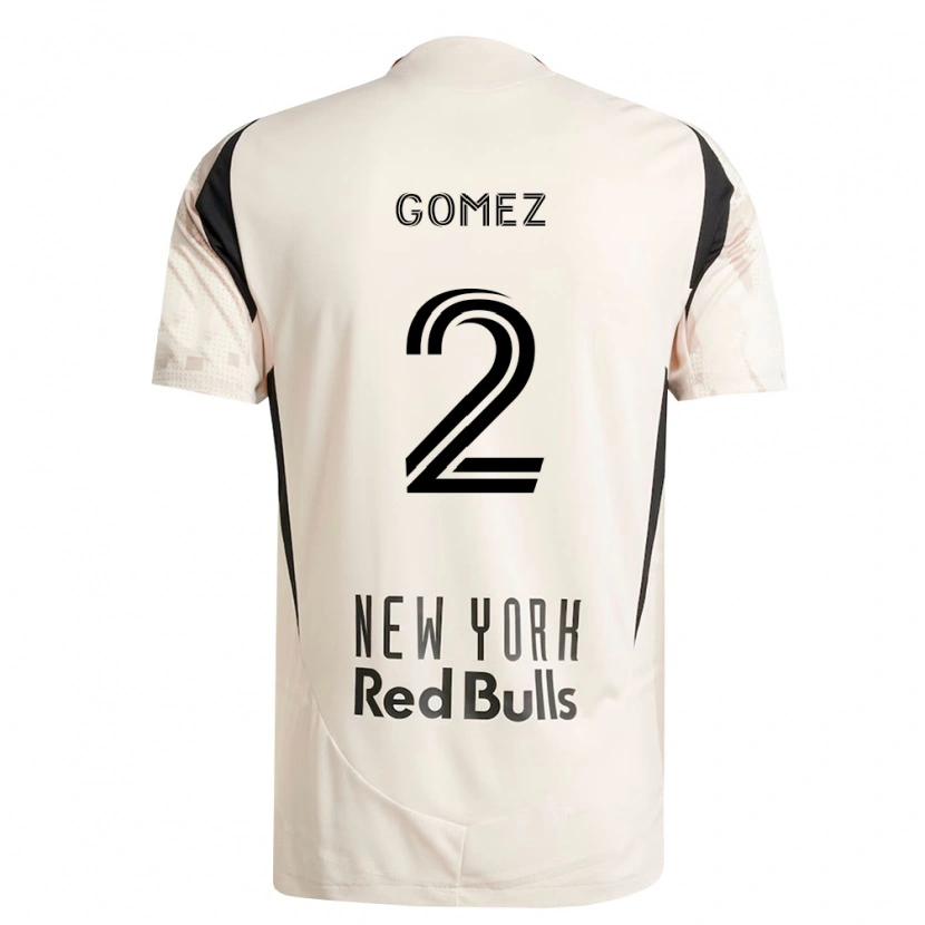 Danxen Hombre Camiseta Álex Gómez #2 Blanco Roto Rojo Negro 2ª Equipación 2026/27 La Camisa