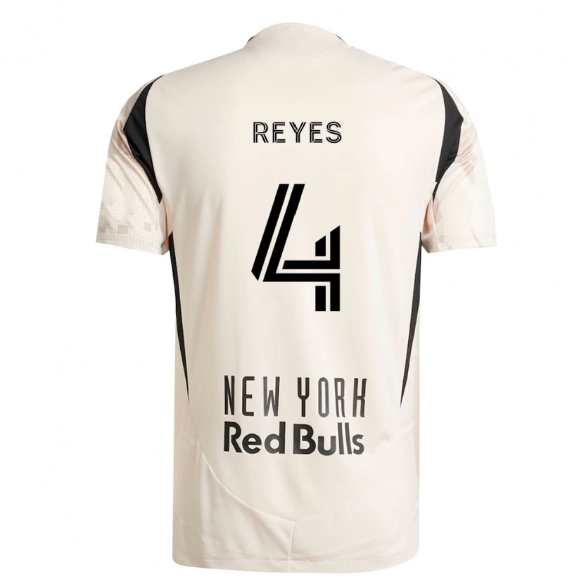 Danxen Hombre Camiseta Andrés Reyes #4 Blanco Roto Rojo Negro 2ª Equipación 2026/27 La Camisa