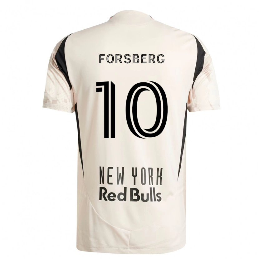 Danxen Hombre Camiseta Emil Forsberg #10 Blanco Roto Rojo Negro 2ª Equipación 2026/27 La Camisa