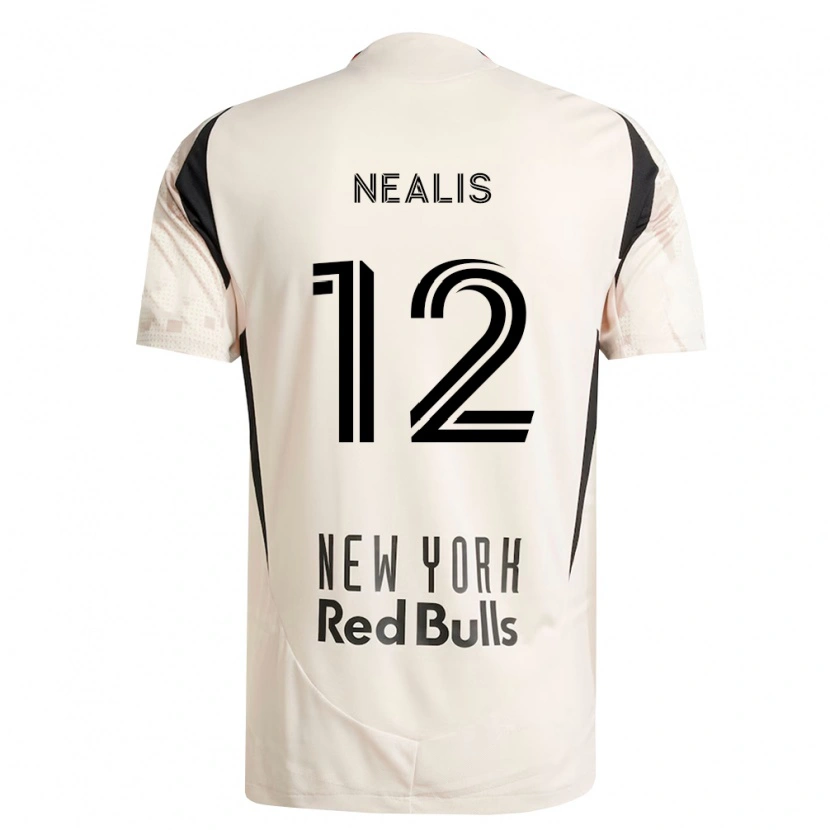 Danxen Hombre Camiseta Dylan Nealis #12 Blanco Roto Rojo Negro 2ª Equipación 2026/27 La Camisa