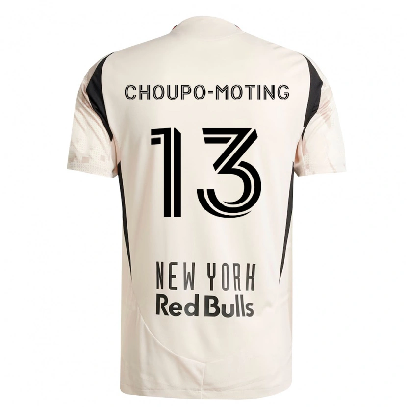 Danxen Hombre Camiseta Eric-Maxim Choupo-Moting #13 Blanco Roto Rojo Negro 2ª Equipación 2026/27 La Camisa