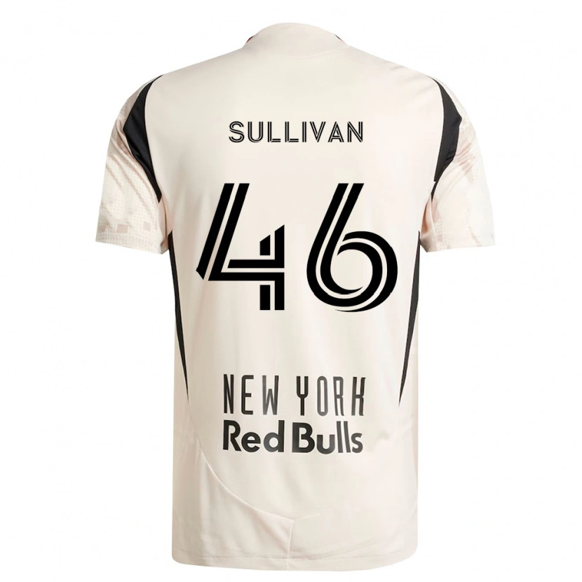 Danxen Hombre Camiseta Dylan Sullivan #46 Blanco Roto Rojo Negro 2ª Equipación 2026/27 La Camisa