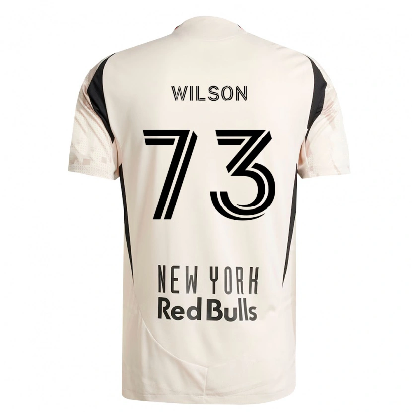 Danxen Hombre Camiseta Akheem Wilson #73 Blanco Roto Rojo Negro 2ª Equipación 2026/27 La Camisa