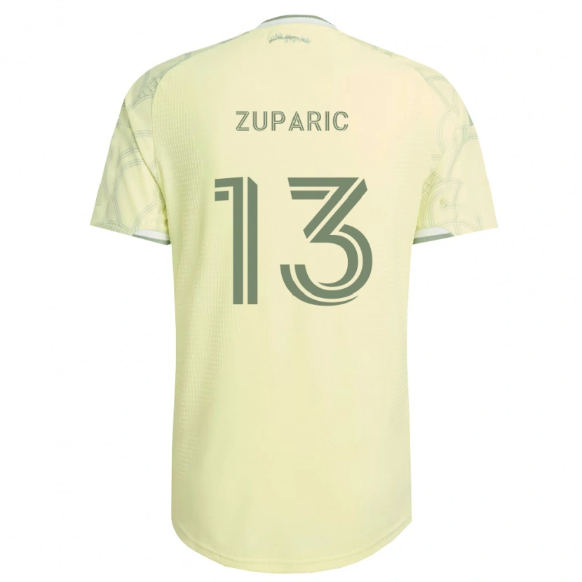 Danxen Hombre Camiseta Dario Zuparic #13 Beige Blanco 2ª Equipación 2026/27 La Camisa