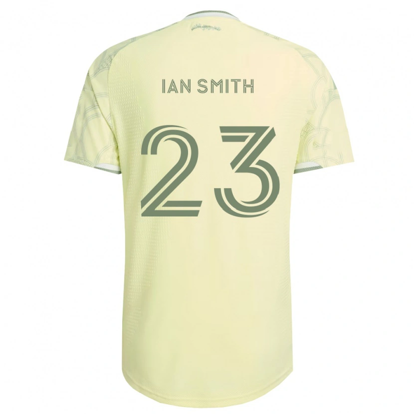 Danxen Hombre Camiseta Ian Smith #23 Beige Blanco 2ª Equipación 2026/27 La Camisa