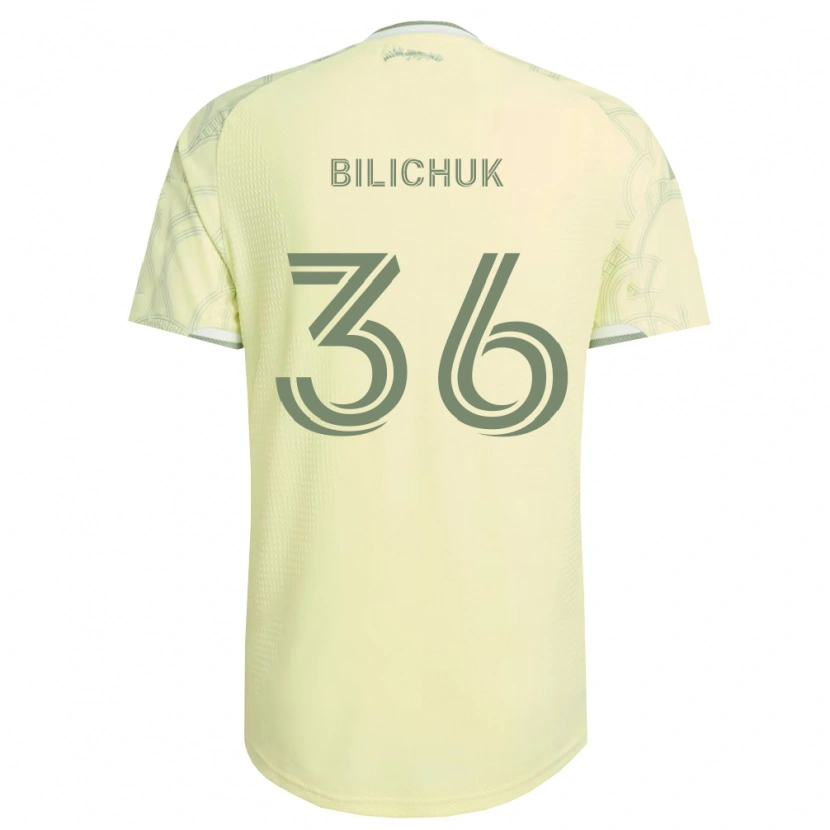 Danxen Hombre Camiseta Ryan Bilichuk #36 Beige Blanco 2ª Equipación 2026/27 La Camisa