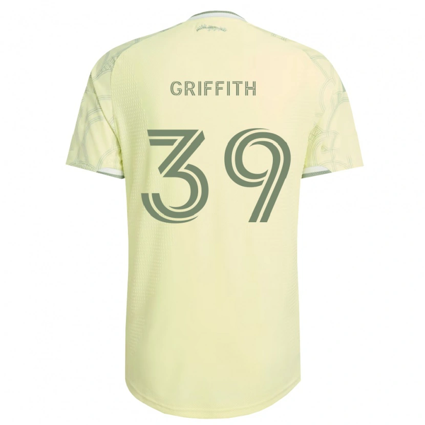 Danxen Hombre Camiseta Colin Griffith #39 Beige Blanco 2ª Equipación 2026/27 La Camisa