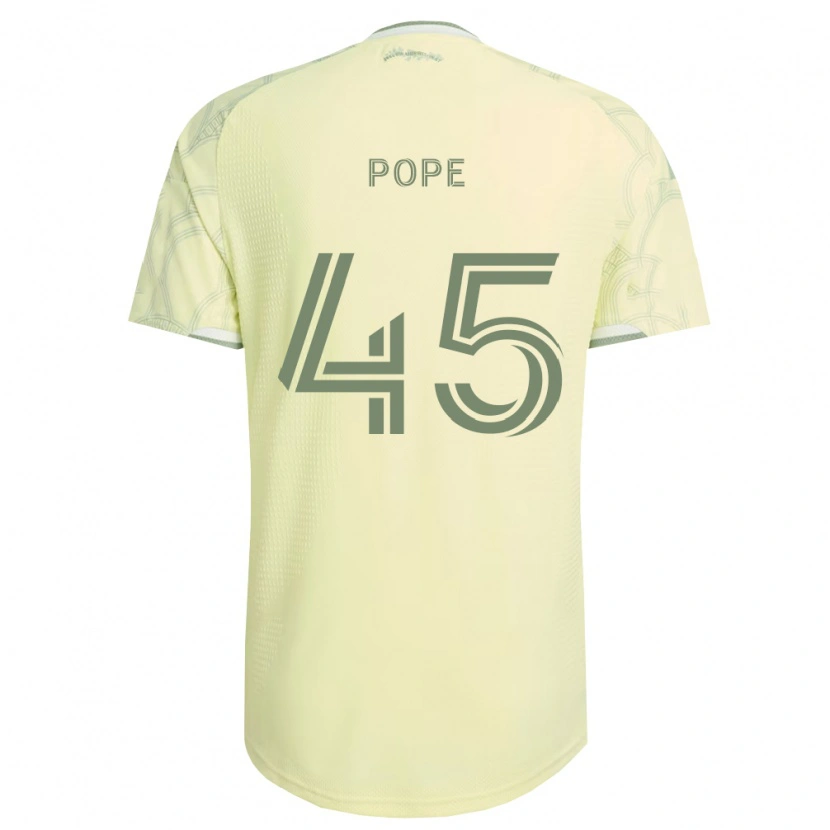 Danxen Hombre Camiseta Blake Pope #45 Beige Blanco 2ª Equipación 2026/27 La Camisa