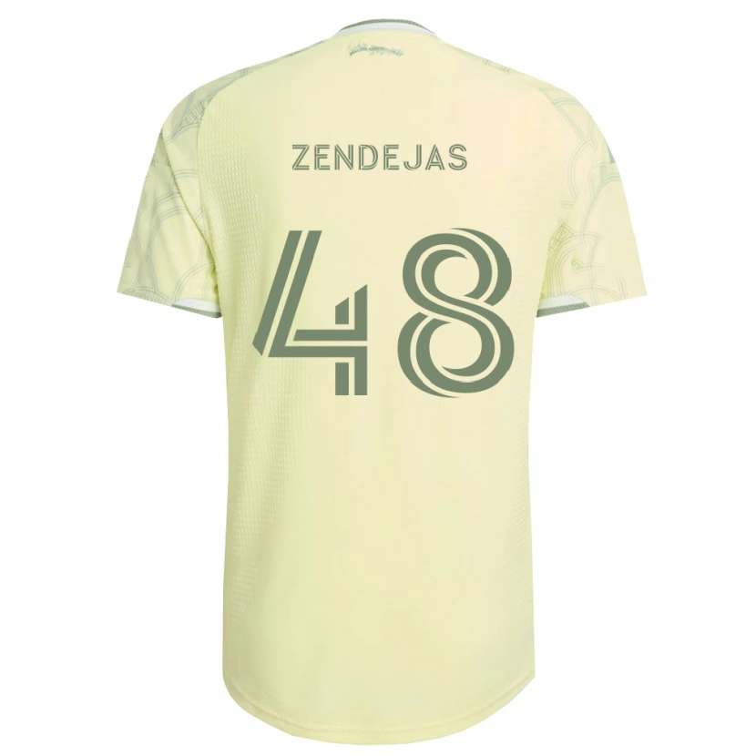 Danxen Hombre Camiseta Noah Zendejas #48 Beige Blanco 2ª Equipación 2026/27 La Camisa
