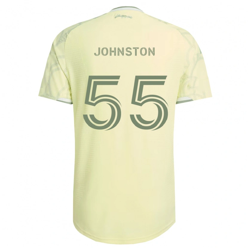 Danxen Hombre Camiseta Malcolm Johnston #55 Beige Blanco 2ª Equipación 2026/27 La Camisa