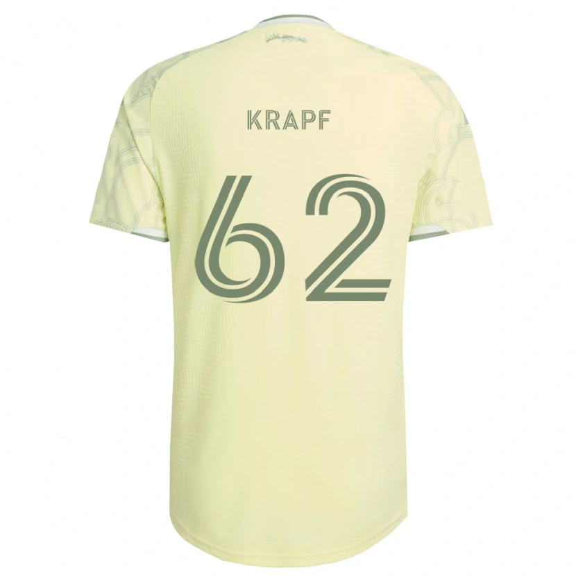 Danxen Hombre Camiseta Andrew Krapf #62 Beige Blanco 2ª Equipación 2026/27 La Camisa