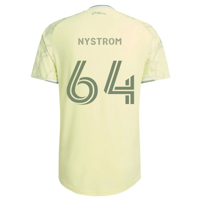 Danxen Hombre Camiseta August Nystrom #64 Beige Blanco 2ª Equipación 2026/27 La Camisa
