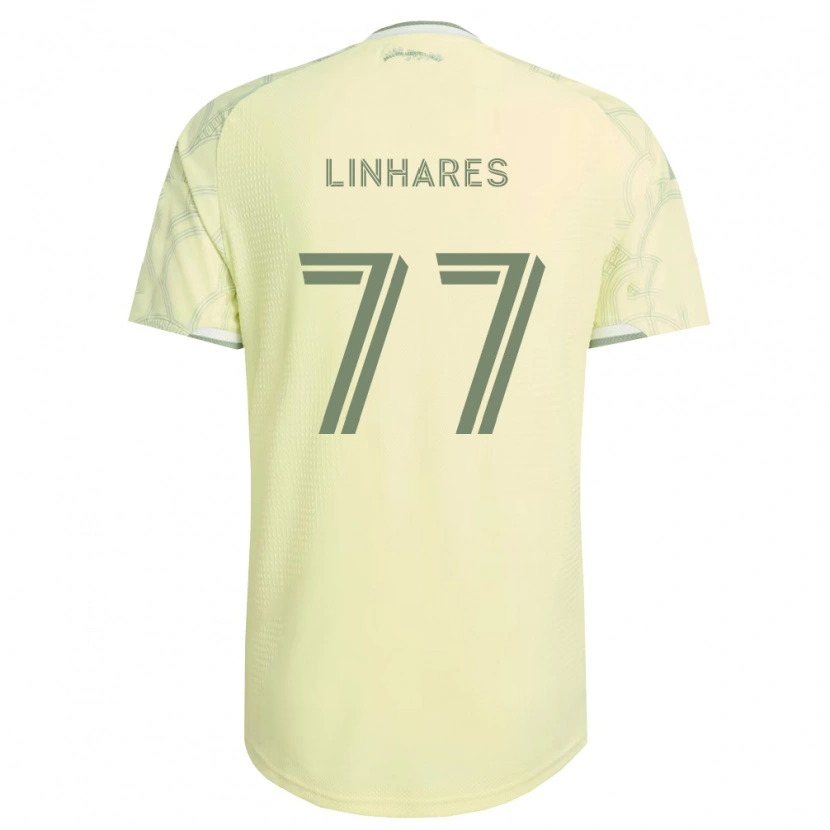Danxen Hombre Camiseta Kyle Linhares #77 Beige Blanco 2ª Equipación 2026/27 La Camisa