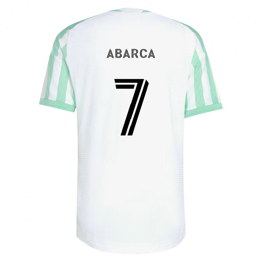 Danxen Hombre Camiseta Diego Abarca #7 Verde Claro Negro Blanco 2ª Equipación 2026/27 La Camisa