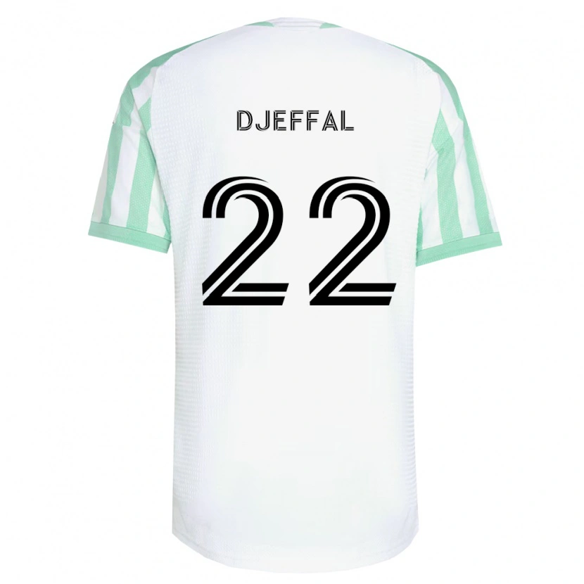 Danxen Hombre Camiseta Sofiane Djeffal #22 Verde Claro Negro Blanco 2ª Equipación 2026/27 La Camisa