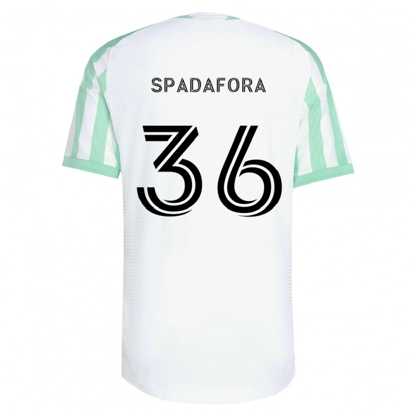 Danxen Hombre Camiseta Luke Spadafora #36 Verde Claro Negro Blanco 2ª Equipación 2026/27 La Camisa