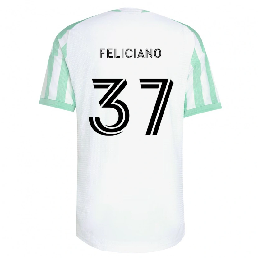 Danxen Hombre Camiseta Erick Feliciano #37 Verde Claro Negro Blanco 2ª Equipación 2026/27 La Camisa
