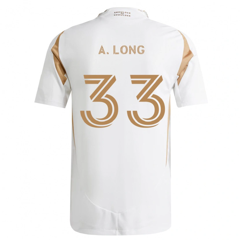 Danxen Hombre Camiseta Aaron Long #33 Blanco Marrón 2ª Equipación 2026/27 La Camisa