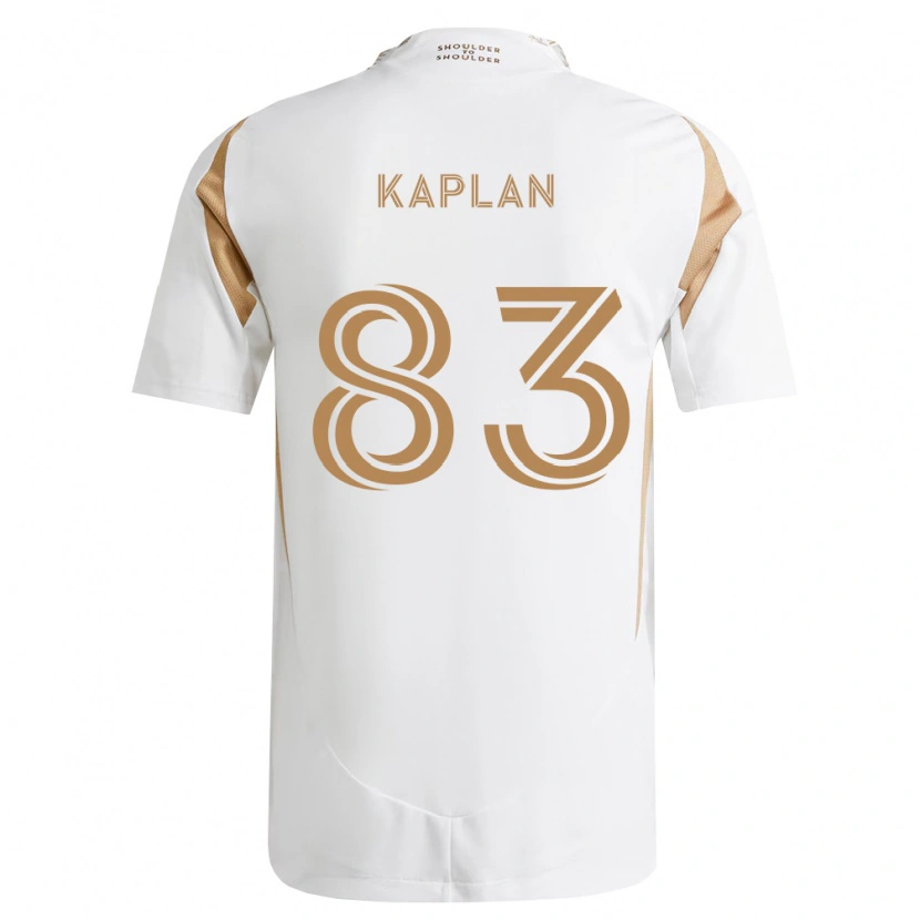 Danxen Hombre Camiseta Skylar Kaplan #83 Blanco Marrón 2ª Equipación 2026/27 La Camisa