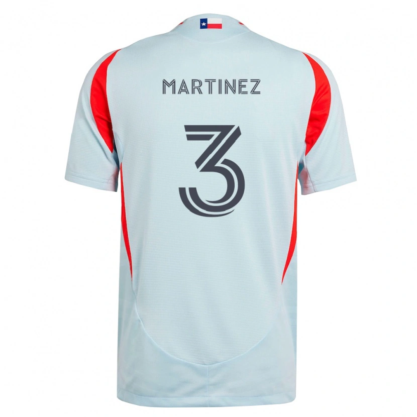 Danxen Hombre Camiseta José Antonio Martínez #3 Gris Oscuro Blanco Rojo 2ª Equipación 2026/27 La Camisa