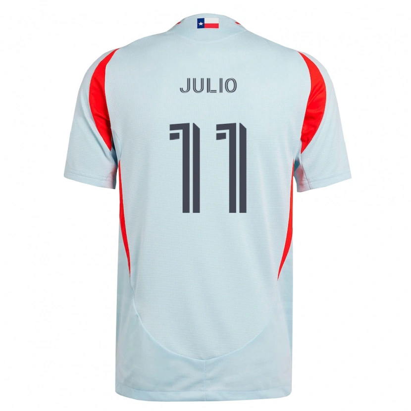 Danxen Hombre Camiseta Anderson Julio #11 Gris Oscuro Blanco Rojo 2ª Equipación 2026/27 La Camisa