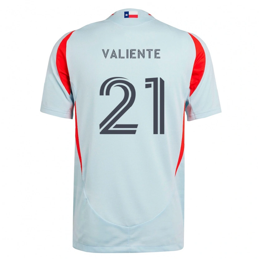 Danxen Hombre Camiseta Joaquín Valiente #21 Gris Oscuro Blanco Rojo 2ª Equipación 2026/27 La Camisa