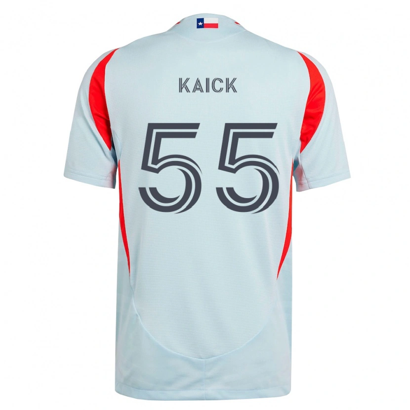 Danxen Hombre Camiseta Kaick Da Silva Ferreira #55 Gris Oscuro Blanco Rojo 2ª Equipación 2026/27 La Camisa