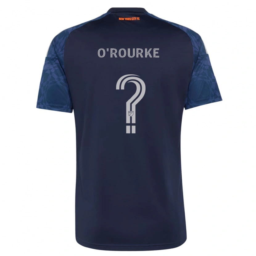 Danxen Hombre Camiseta Thomas O'rourke #0 Azul Profundo Blanco 2ª Equipación 2026/27 La Camisa