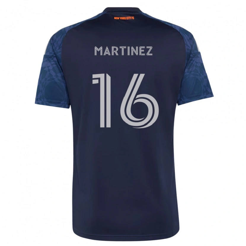 Danxen Hombre Camiseta Alonso Martínez #16 Azul Profundo Blanco 2ª Equipación 2026/27 La Camisa