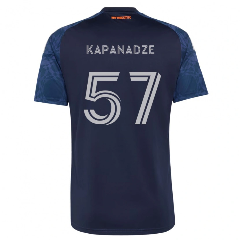 Danxen Hombre Camiseta Nicholas Kapanadze #57 Azul Profundo Blanco 2ª Equipación 2026/27 La Camisa