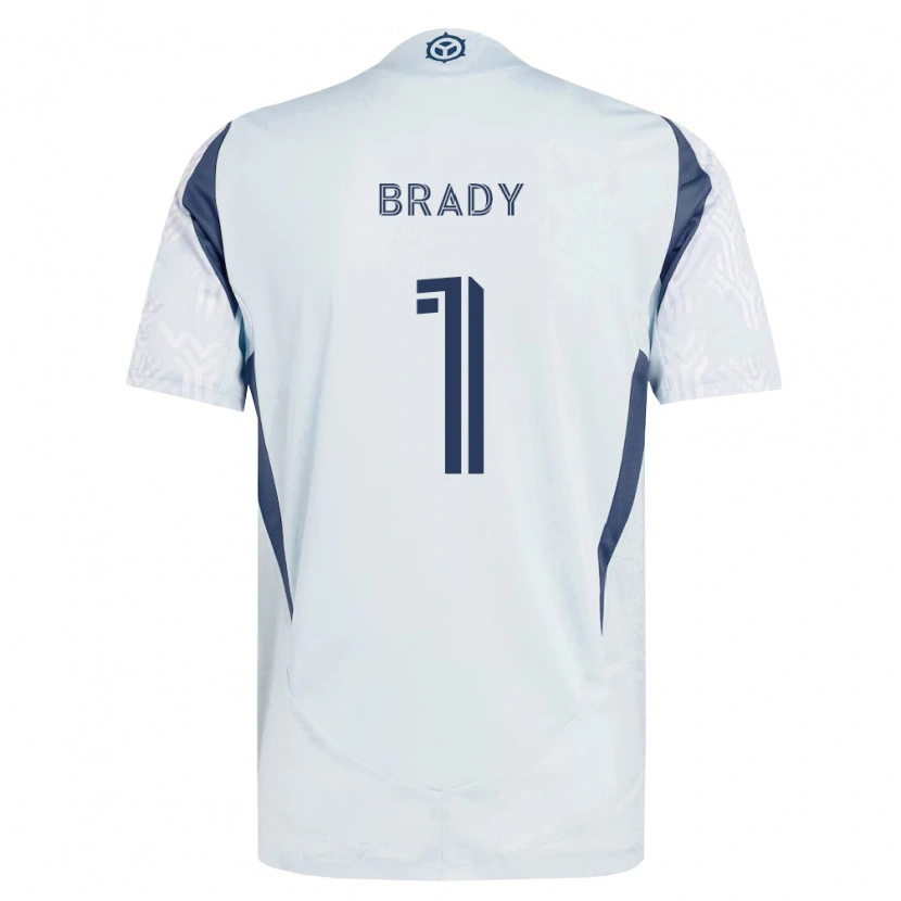 Danxen Hombre Camiseta Chris Brady #1 Azul Gris Blanco 2ª Equipación 2026/27 La Camisa