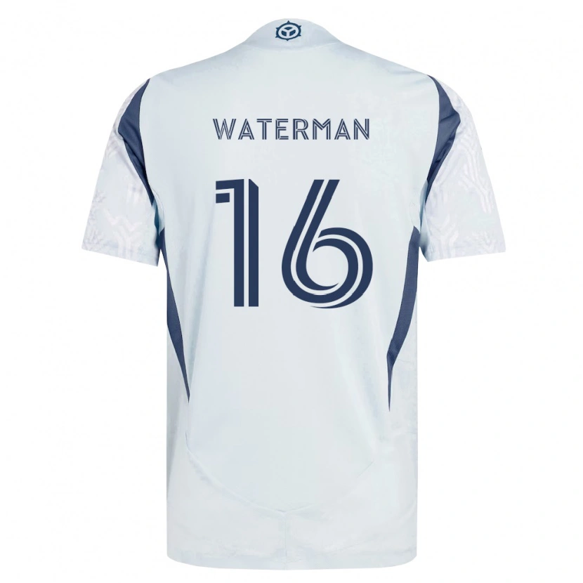 Danxen Hombre Camiseta Joel Waterman #16 Azul Gris Blanco 2ª Equipación 2026/27 La Camisa