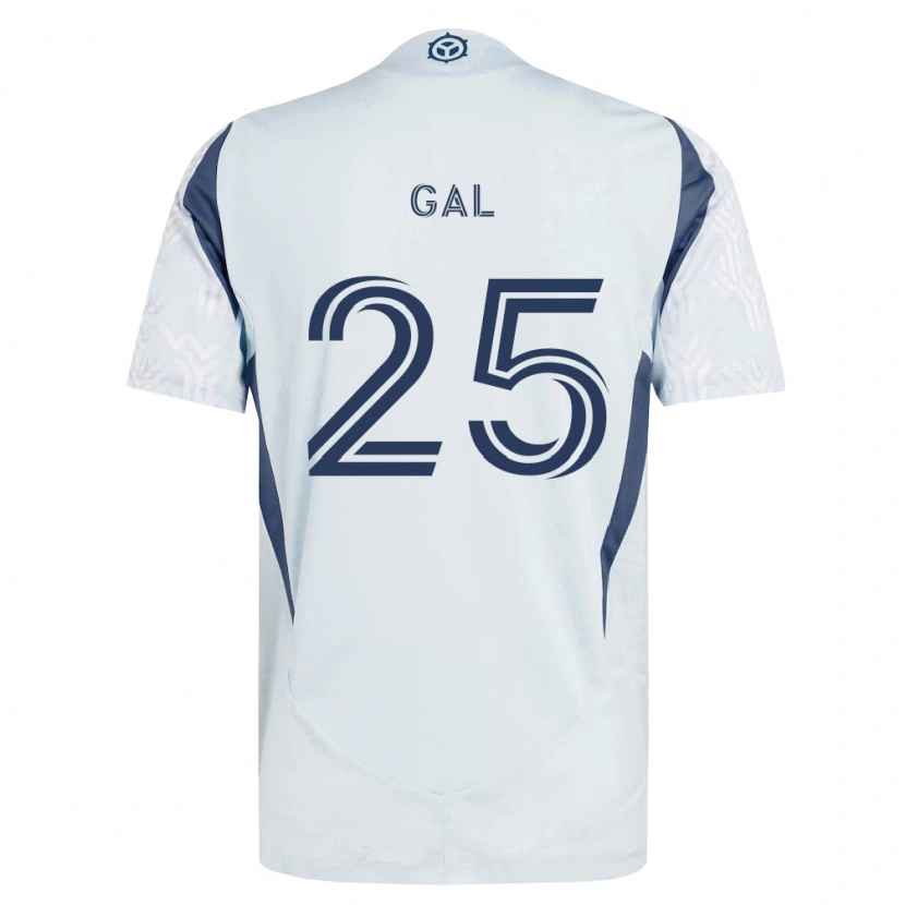 Danxen Hombre Camiseta Jeff Gal #25 Azul Gris Blanco 2ª Equipación 2026/27 La Camisa