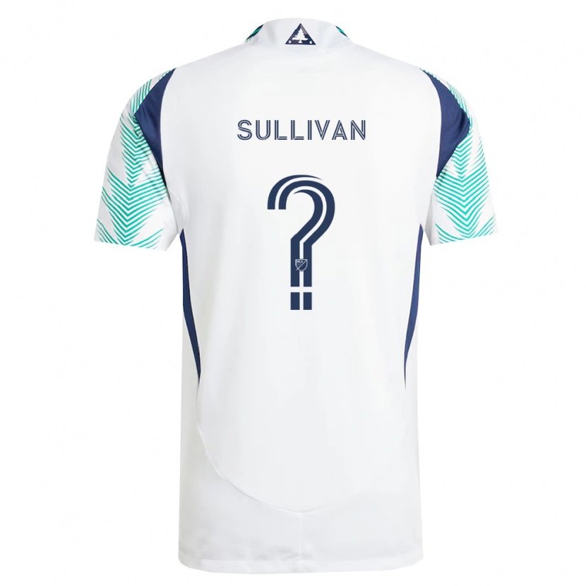 Danxen Hombre Camiseta Mason Sullivan #0 Blanco Azul Marino Verde Claro 2ª Equipación 2026/27 La Camisa