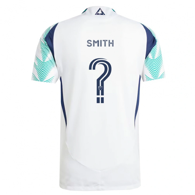 Danxen Hombre Camiseta Braedon Smith #0 Blanco Azul Marino Verde Claro 2ª Equipación 2026/27 La Camisa