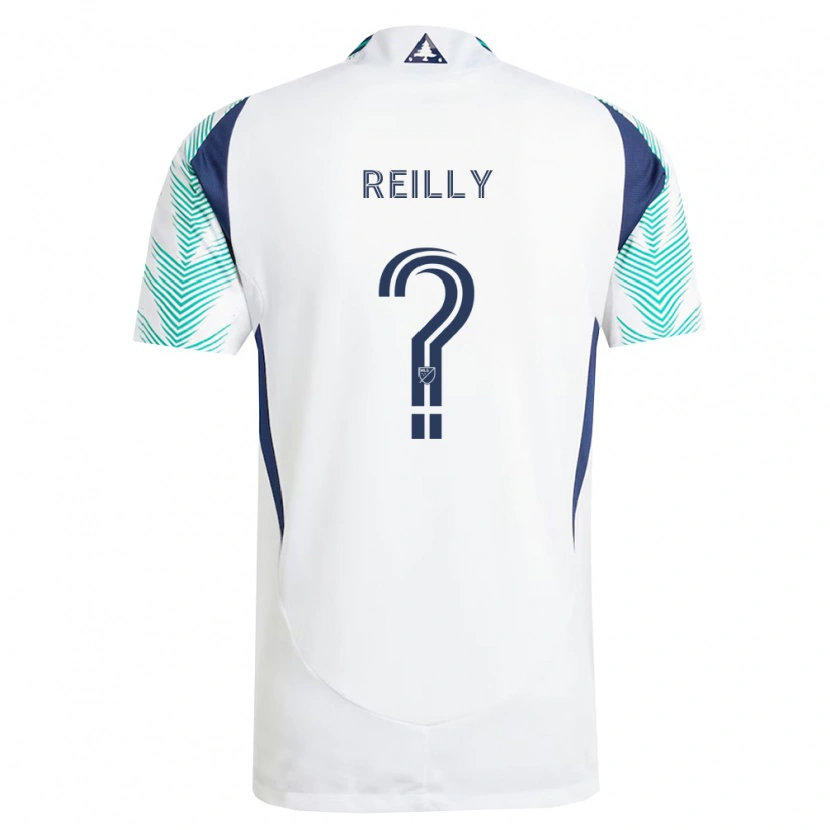 Danxen Hombre Camiseta Aidan Reilly #0 Blanco Azul Marino Verde Claro 2ª Equipación 2026/27 La Camisa