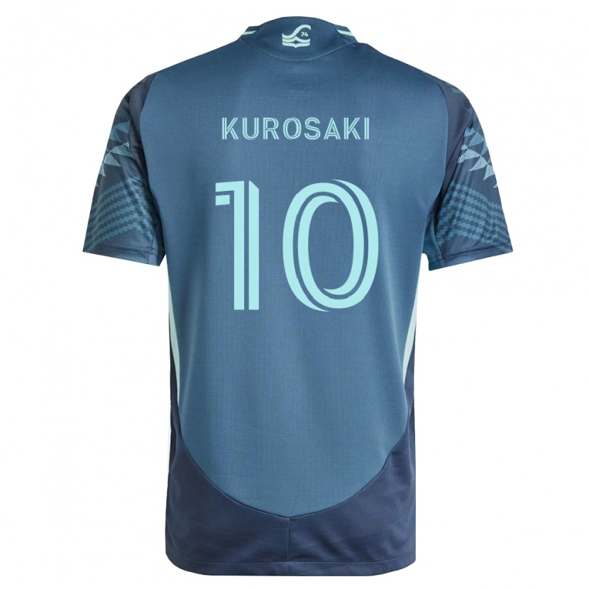 Danxen Hombre Camiseta Yuuka Kurosaki #10 Azul Marino Verde 2ª Equipación 2026/27 La Camisa