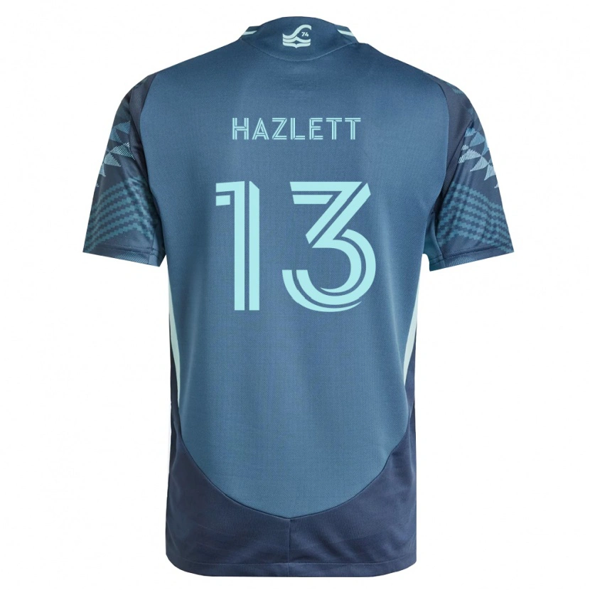 Danxen Hombre Camiseta Kimberly Hazlett #13 Azul Marino Verde 2ª Equipación 2026/27 La Camisa